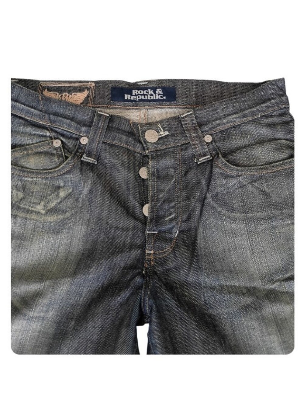 Vintage Rock & Republic Men's Neil BZ Straight Leg Jeans 32x32 Pre-owned Unworn - Picture 2 of 4